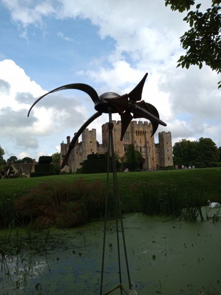 Flying dragon over Hever Castle: Swipe To View More Images