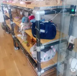 Scaffold shelving unit&period; Made to order&period; Check out Coalville CAN Makers gallery where they are helping to sell fantastic artwork supporting local artists and an amazing CIC&period;: Click Here To View Larger Image